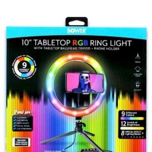 10” RGB Ring Light with Tripod